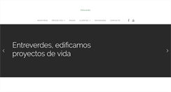 Desktop Screenshot of entreverdes.com